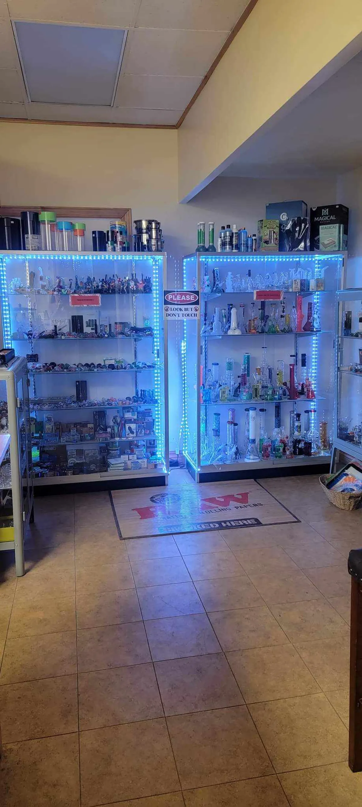 Inside the Holy Smokes Escanaba, MI store